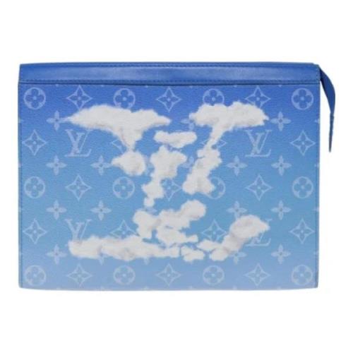 Pre-owned Canvas louis-vuitton-bags Louis Vuitton Vintage , Blue , Dam...