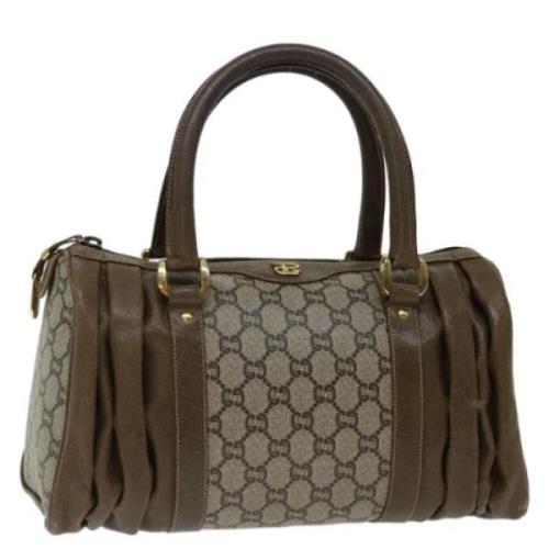 Pre-owned Leather gucci-bags Gucci Vintage , Brown , Dames