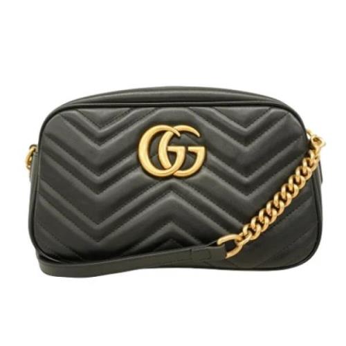 Pre-owned Leather gucci-bags Gucci Vintage , Black , Dames