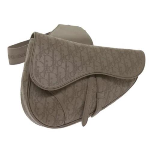 Pre-owned Canvas dior-bags Dior Vintage , Gray , Dames