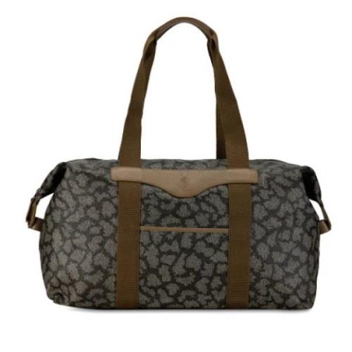 Pre-owned Fabric travel-bags Yves Saint Laurent Vintage , Brown , Dame...