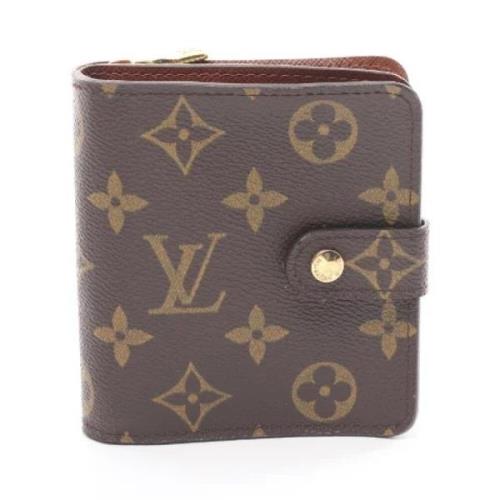 Pre-owned Canvas wallets Louis Vuitton Vintage , Brown , Dames