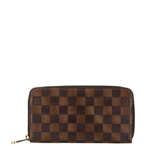 Pre-owned Canvas wallets Louis Vuitton Vintage , Brown , Dames