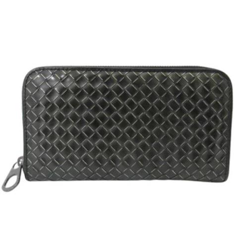 Pre-owned Leather wallets Bottega Veneta Vintage , Black , Dames