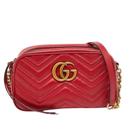 Pre-owned Leather gucci-bags Gucci Vintage , Red , Dames