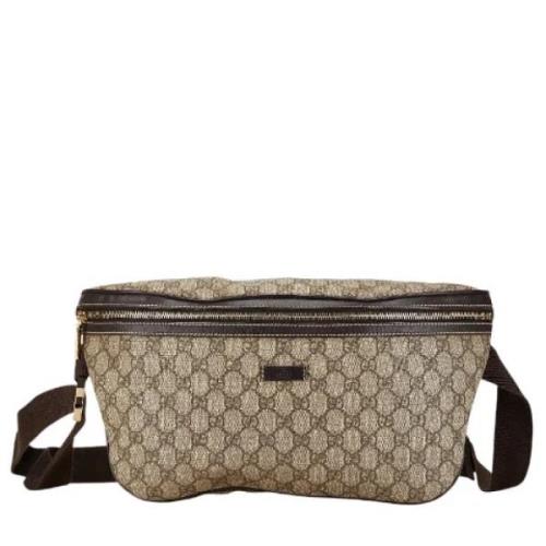 Pre-owned Canvas gucci-bags Gucci Vintage , Beige , Dames