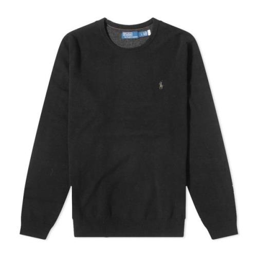 Zwart Wol Regular Fit Sweatshirt Polo Ralph Lauren , Black , Heren