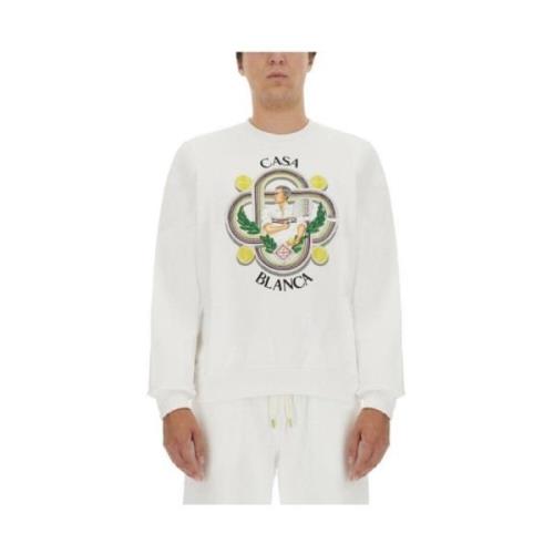 Witte Thuis Sweater Casablanca , White , Heren