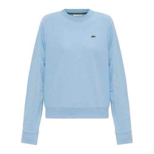 Sweatshirt met logo Lacoste , Blue , Dames