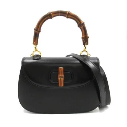 Pre-owned Leather gucci-bags Gucci Vintage , Black , Dames