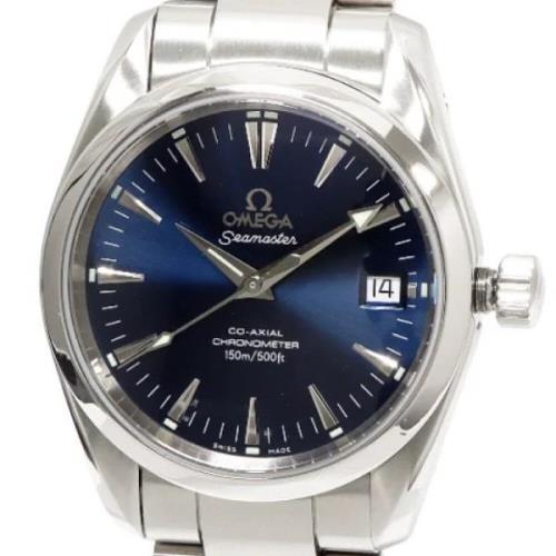 Pre-owned Metal watches Omega Vintage , Blue , Heren