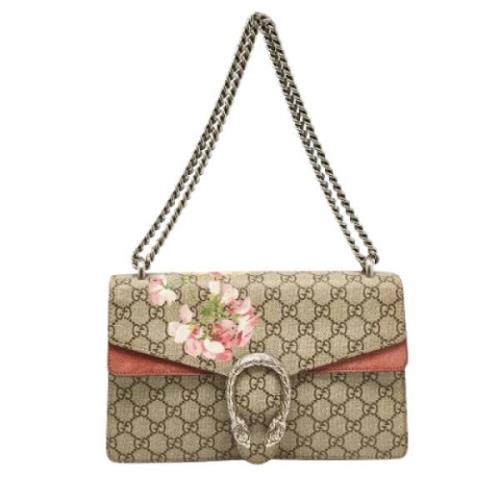 Pre-owned Suede gucci-bags Gucci Vintage , Pink , Dames