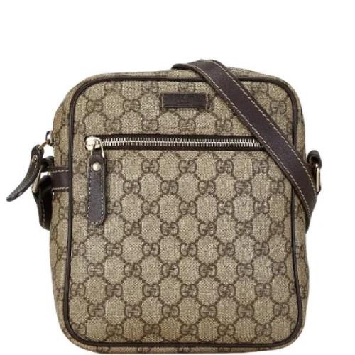 Pre-owned Canvas gucci-bags Gucci Vintage , Brown , Dames