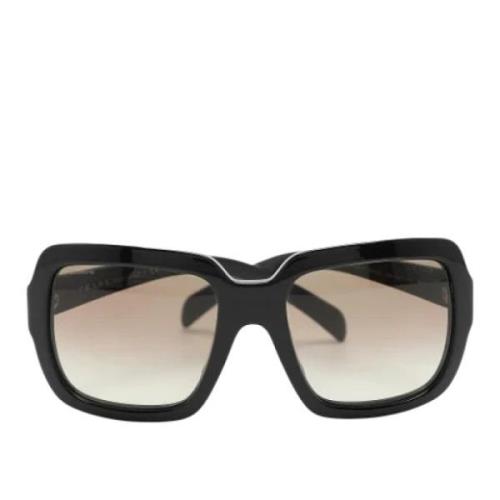 Pre-owned Acetate sunglasses Prada Vintage , Black , Dames