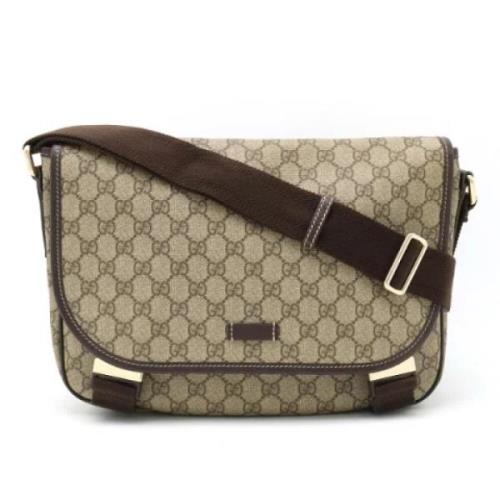 Pre-owned Canvas gucci-bags Gucci Vintage , Brown , Dames