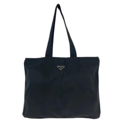 Pre-owned Canvas totes Prada Vintage , Black , Dames