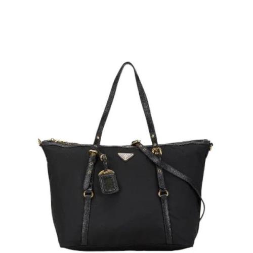 Pre-owned Canvas totes Prada Vintage , Black , Dames