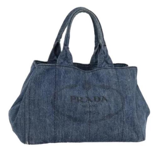 Pre-owned Fabric handbags Prada Vintage , Blue , Dames