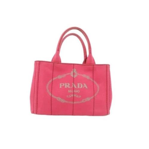 Pre-owned Canvas prada-bags Prada Vintage , Pink , Dames