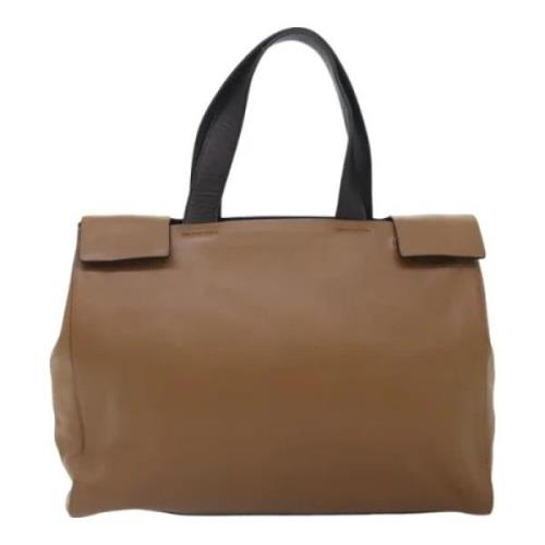 Pre-owned Leather prada-bags Prada Vintage , Brown , Dames