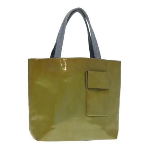 Pre-owned Canvas prada-bags Prada Vintage , Yellow , Dames