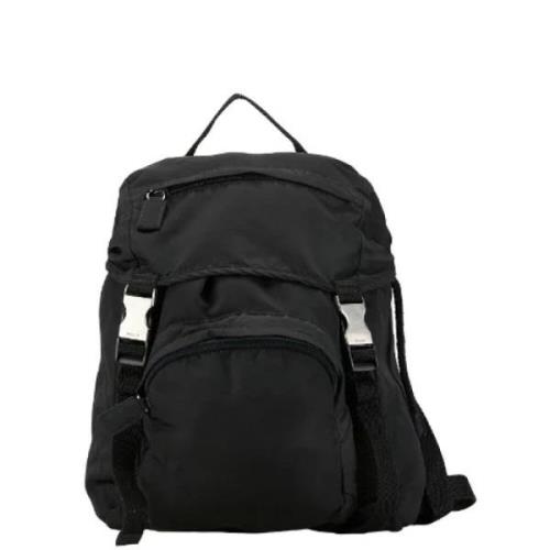 Pre-owned Canvas backpacks Prada Vintage , Black , Dames