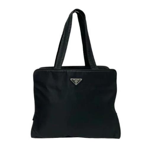 Pre-owned Canvas totes Prada Vintage , Black , Dames