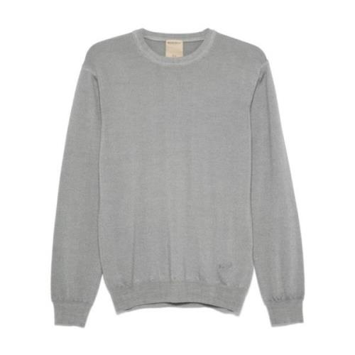 Vintage Parel Grijs Crewneck Sweater Woolrich , Gray , Heren