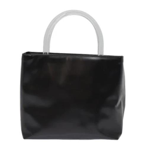 Pre-owned Leather prada-bags Prada Vintage , Black , Dames