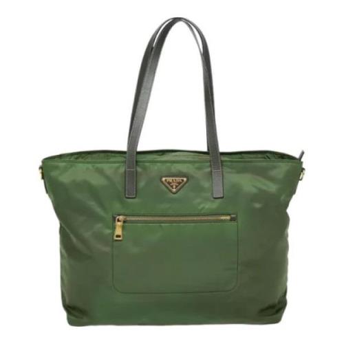 Pre-owned Fabric prada-bags Prada Vintage , Green , Dames