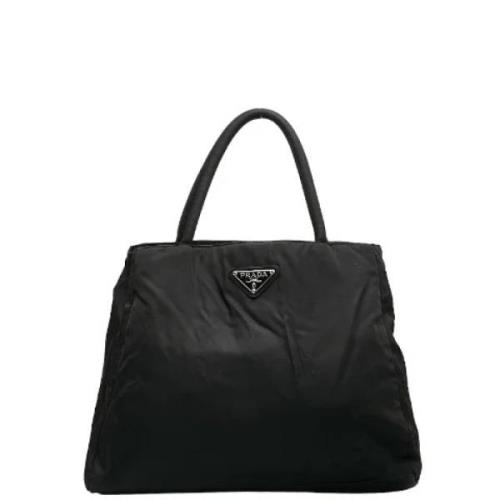 Pre-owned Canvas handbags Prada Vintage , Black , Dames