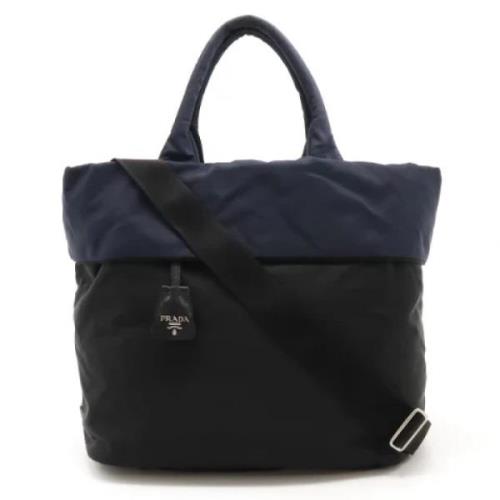 Pre-owned Canvas totes Prada Vintage , Black , Dames