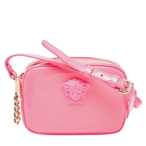 Pre-owned Leather shoulder-bags Versace Pre-owned , Pink , Dames