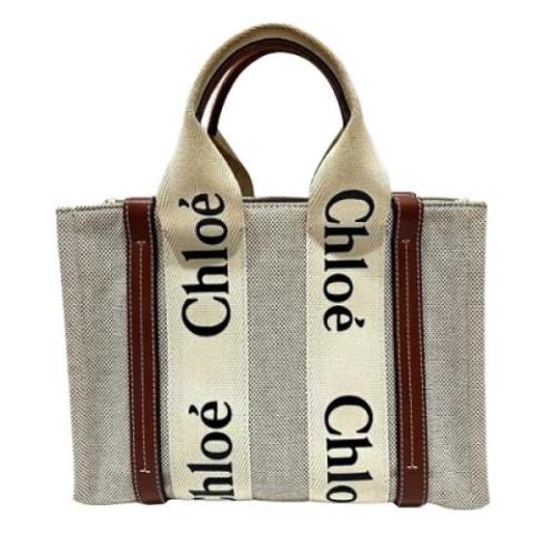 Pre-owned Canvas totes Chloé Pre-owned , Beige , Dames