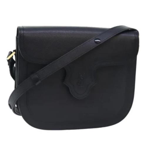 Pre-owned Leather shoulder-bags Yves Saint Laurent Vintage , Black , D...