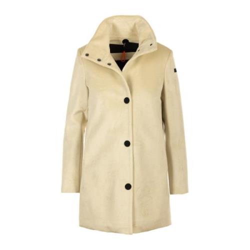 Velvet Neo Coat Jacket RRD , Beige , Dames