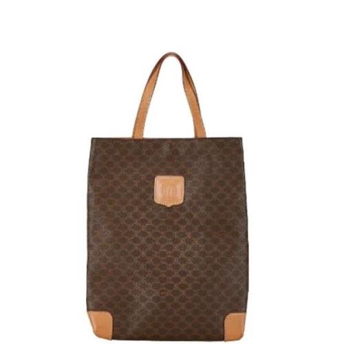 Pre-owned Canvas handbags Celine Vintage , Brown , Dames