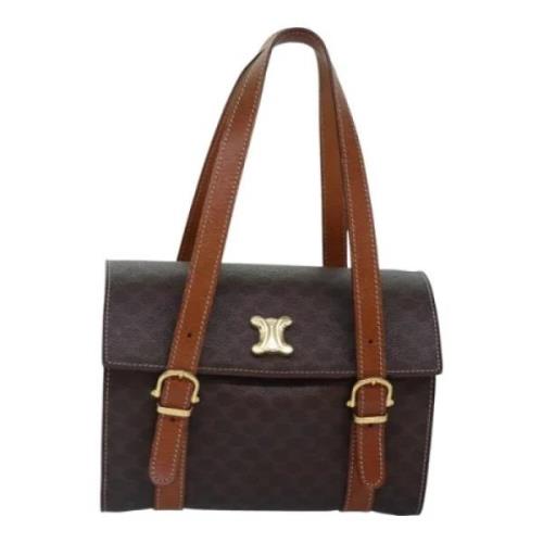 Pre-owned Canvas celine-bags Celine Vintage , Brown , Dames