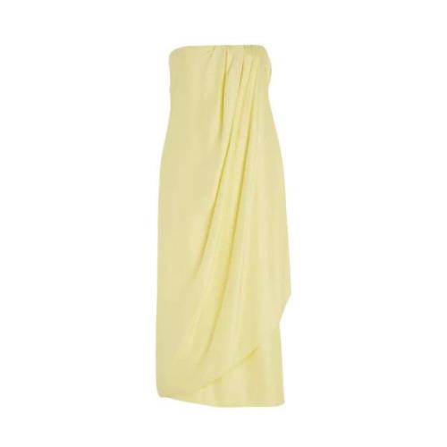 Gele Zijden Jurk Onna Gauge81 , Yellow , Dames