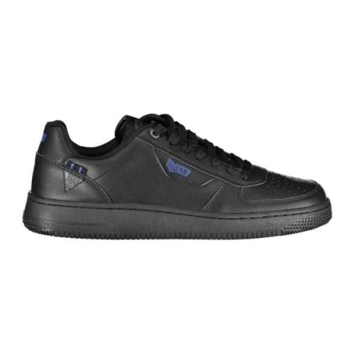 Sportieve Veterschoenen Zwart Contrast Logo GAS , Black , Heren