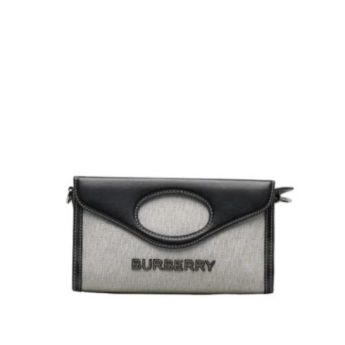 Pre-owned Canvas crossbody-bags Burberry Vintage , Black , Dames