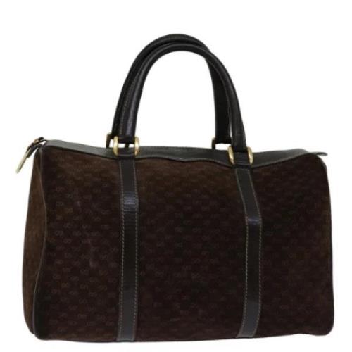 Pre-owned Canvas gucci-bags Gucci Vintage , Brown , Dames