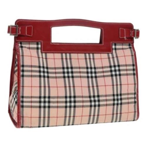 Pre-owned Nylon handbags Burberry Vintage , Red , Dames