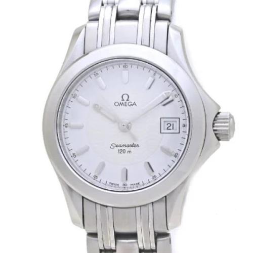 Pre-owned Stainless Steel watches Omega Vintage , White , Dames