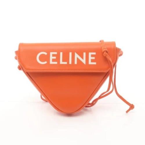 Pre-owned Leather celine-bags Celine Vintage , Orange , Dames