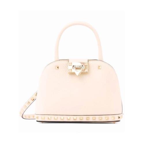 Stijlvolle Tote Tas met Uniek Ontwerp Valentino Garavani , Beige , Dam...