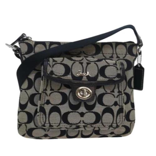 Pre-owned Canvas shoulder-bags Coach Pre-owned , Black , Dames