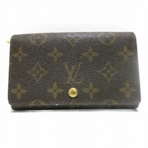 Pre-owned Canvas wallets Louis Vuitton Vintage , Brown , Dames