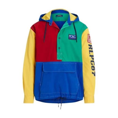 Kleurrijke jas met capuchon en logo Ralph Lauren , Multicolor , Heren