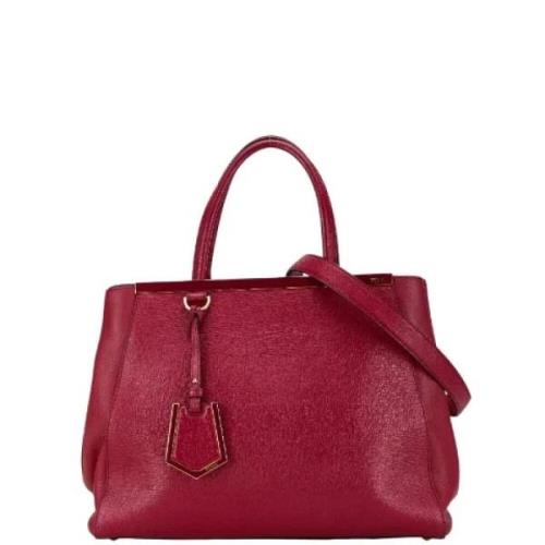 Pre-owned Leather handbags Fendi Vintage , Red , Dames